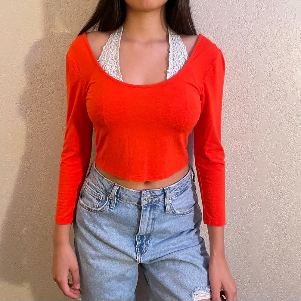 Orange top